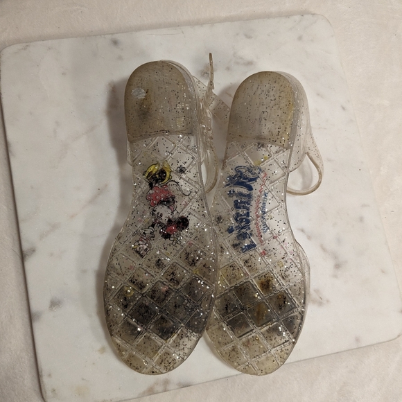 Disney "Minnie's Sweet Shop"Jelly Sandals 2-3 Big Kid VGUC - Picture 10 of 13